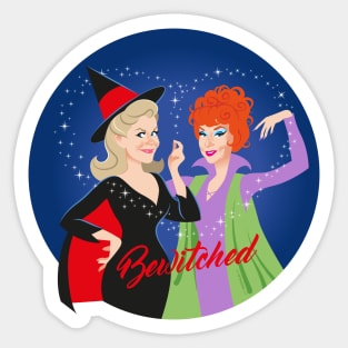 Samantha and Endora Sticker